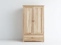 Armadio - Legno ingegnerizzato - Metallo - 118x52x185 cm - Rovere chiaro - Stile classico